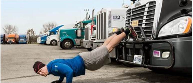 Exercise for truck drivers